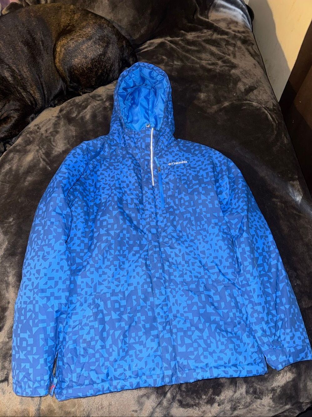 Columbia youth hooded winter jacket size xl 18/20